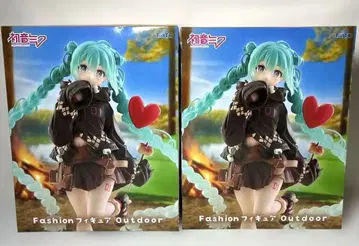 하츠네 미쿠 Fashion 피규어 Outdoor 2개 세트