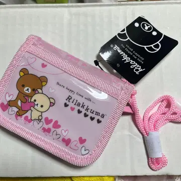 리락쿠마 하트 시리즈 라운드 지갑 핑크 헤이세이 레트로 2014년