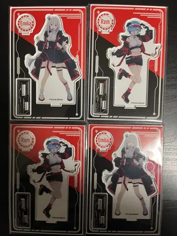 리제로 아크릴 스탠드 세트