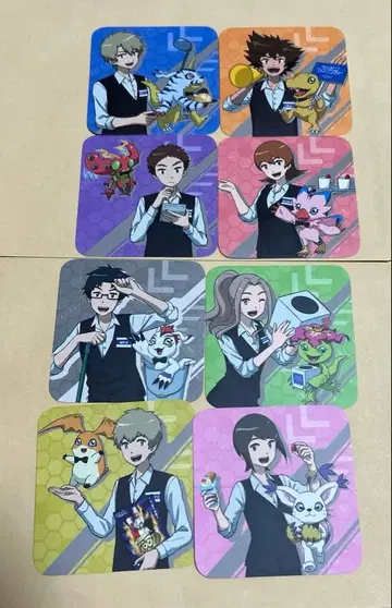 디지몬 카라테츠 코스터 세트