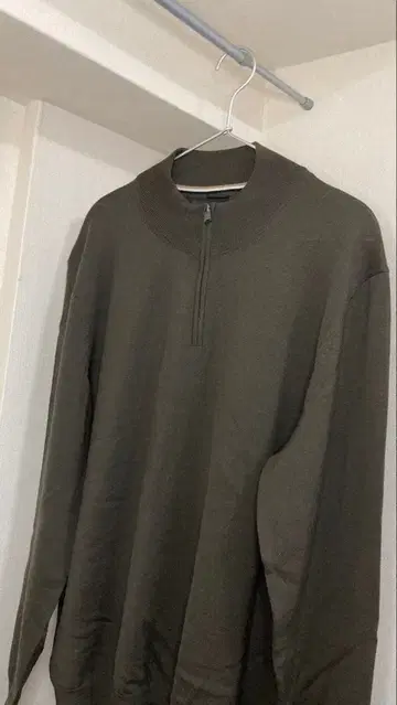 BOSS 올리브 그린 하프 지퍼 트레이닝복 L~XXL