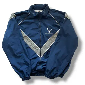 USAF PFU 실물 나일론 트레이닝 자켓 네이비 L-R