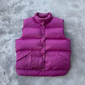 80s 90s L.L.Bean 엘엘빈 다운 베스트 퍼플 구제 의류