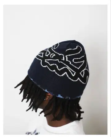 special guest 리버서블 비니 네이비 카모플라쥬