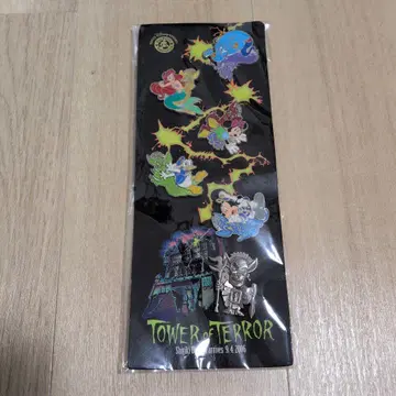 도쿄디즈니씨 타워 오브 테러 캐릭터 핀 배지 세트
