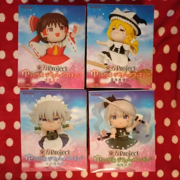 동방 Project 유유코풍 데포르메 피규어 전 4종