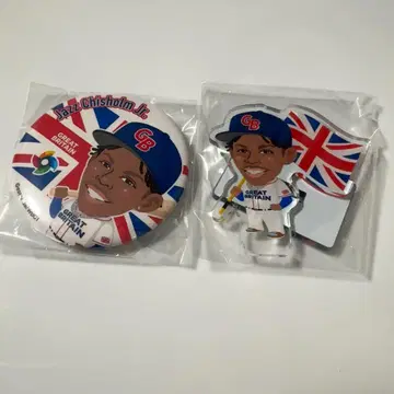 WBC 가챠 아크릴 스탠드 캔뱃지 영국 재즈 치점 주니어