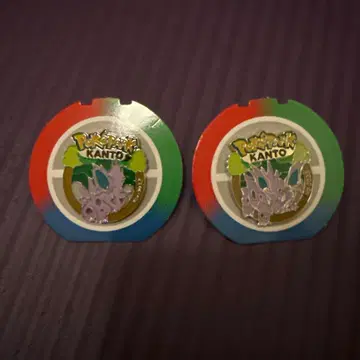 포케파크 칸토 핀 배지 니드런 니드리노 2개 세트