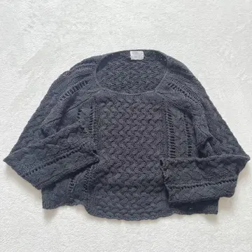 무루아 크롭 넉넉한 니트 Y2K 요앤돌 그런지 캐주얼 F