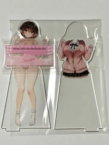 나, 두 번째 여자친구라도 괜찮아. 옷 갈아입기 아크릴 스탠드