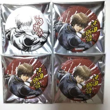 은혼 오키타 소고 캐릭터 팝업 스토어 캔뱃지 수공묵수 4종 세트 진선조