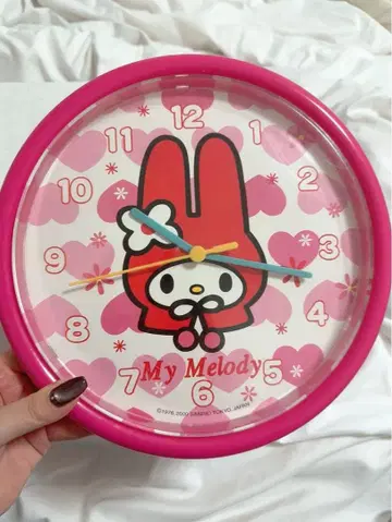 마이멜로디 벽걸이 시계 헤이세이