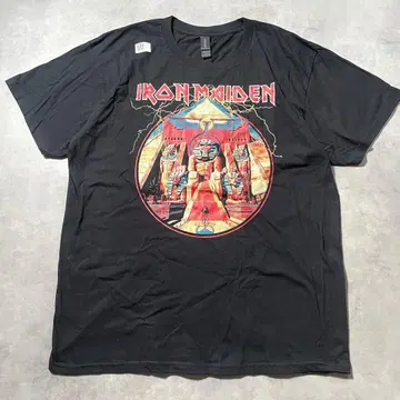 IRON MAIDEN 아이언 메이든 2XL 티셔츠 블랙 블랙
