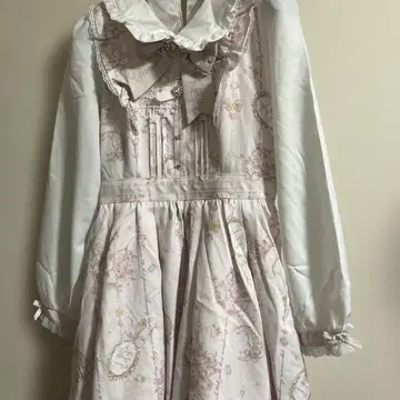 핑크 프릴 긴팔 원피스 리즈리사 빅 신상