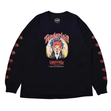 초레어 XL TENDERLOIN TEE L/S O.N BLACK