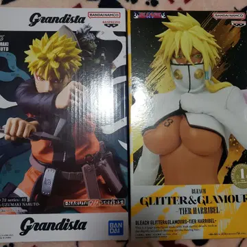 나루토 탄력 피규어 2개 세트