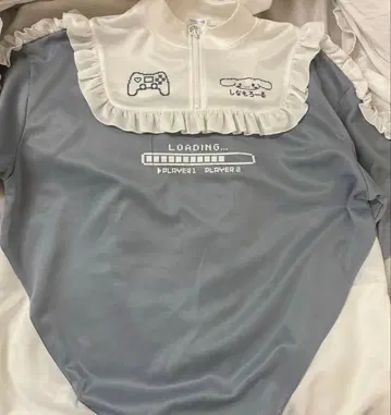 NOEMIE 노에미 시나몬 천사계 패션 서브컬쳐 저지 스카이블루