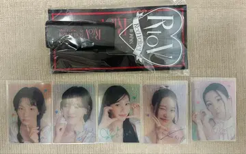 Red velvet R to V 응원봉 부채 트레이딩 카드 풀컴프
