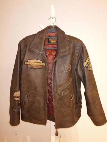 Harley-Davidson 가죽 자켓 소가죽 M 바이커 가죽 점퍼