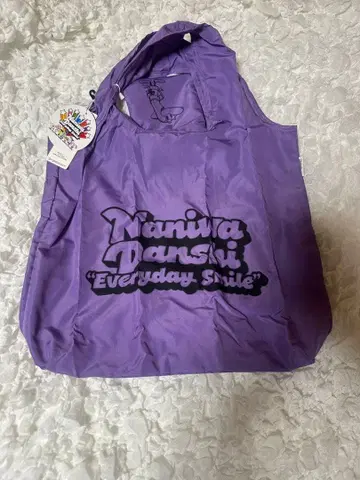 나니와단시 gu 에코백 보라색 퍼플