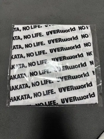 UVERworld 타워 레코드 하카타 한정판 반다나 HAKATA