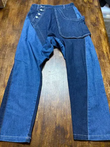 밀리밀리 사루엘 팬츠 데님 농담