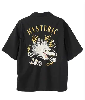 HYSTERIC DRAGON 자수 유틸리티 셔츠
