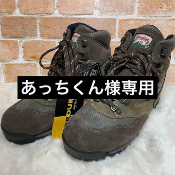 미사용 새상품 캐러밴 그랜드킹 고어텍스 발수 비브람 밑창 등산화