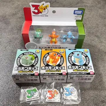 몬코레 출발의 3마리 세트 포켓몬 키즈 30주년 vol.1편 관동