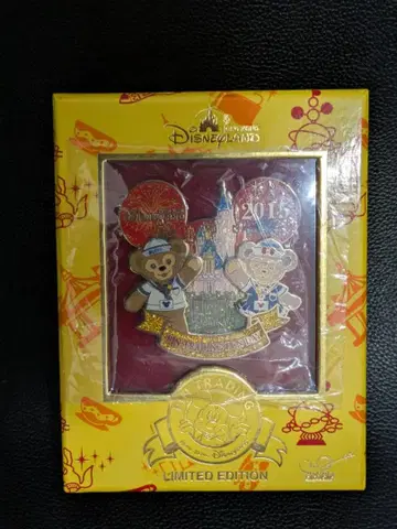 홍콩 디즈니 핀 트레이딩 더피 셰리메이 핀 배지