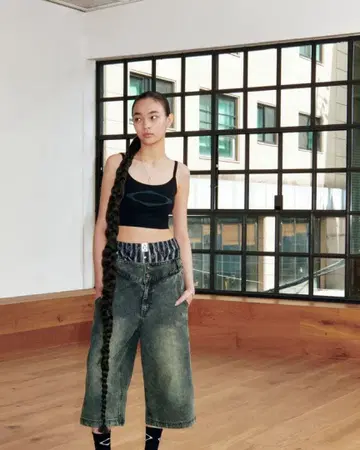 MISCHIEF 25ss 워싱 버뮤다 팬츠