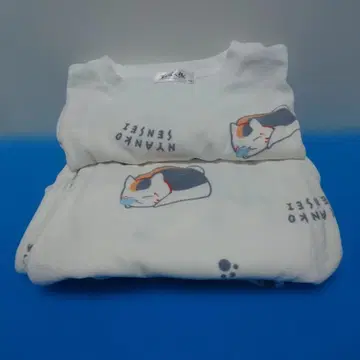 냥코 선생님 티셔츠 숏팬츠 세트 셋업 나츠메 우인장