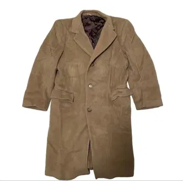 N-2541 미국 빈티지 의류 체스터 코트 울 브라운 M 남성용.