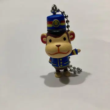 레어 역무원 원숭이 피규어 귀여운 동물의 숲 스트랩