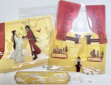 사련 화성 요배기락수영수군 아크릴 스탠드 천관사복 상하이 콜라보 카페