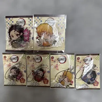 귀멸의 칼날 탄지로 네즈코 젠이츠 이노스케 탄생화 아크릴 스탠드&참