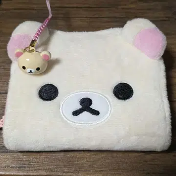 코리락쿠마 지갑 키링 방울 스트랩