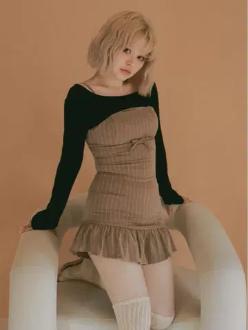 andmary dany ribbon knit set up