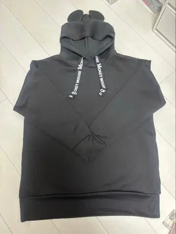 도쿄 디즈니 리조트 구매 미키마우스 귀 달린 블랙 후드티