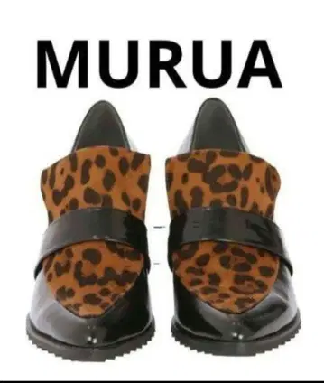 MURUA (무루아) 레오파드 무늬 로퍼 펌프스
