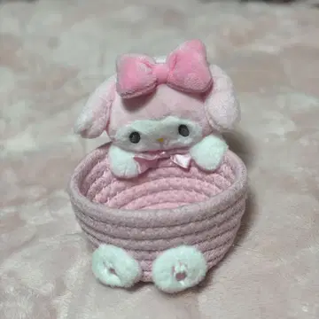 마이멜로디 마스코트 부착 바스켓 S