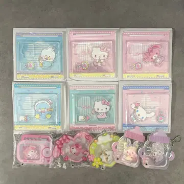 [최저가] 산리오 아크릴 참 아크릴 스탠드 코스터 묶음 판매