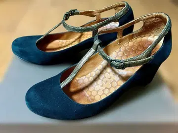 CHIE MIHARA 치에미하라 T스트랩 펌프스 블랙 22.5cm