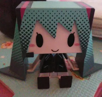 하츠네 미쿠 카툰 피규어 약 10cm