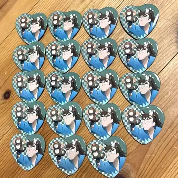 닌타마 란타로 나카자에이 쵸지 난자 하트 캔뱃지 19개