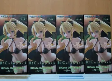 소드 아트 온라인 BiCute Dark 리파 피규어 4개 세트