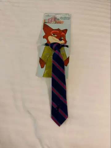 상하이 디즈니 닉 주디 주토피아 넥타이