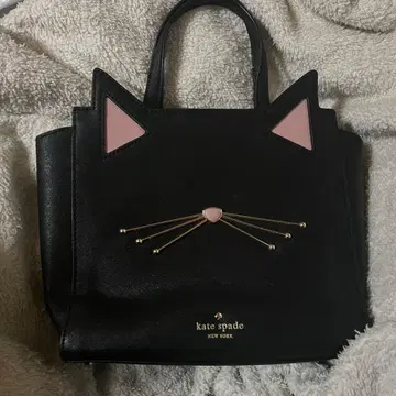 새상품급 kate spade 고양이 귀 디자인 핸드백 숄더 벨트 없음