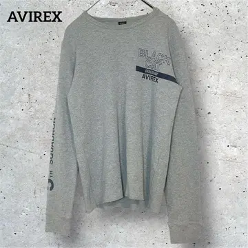 AVIREX BLACK CAT 와플 긴팔 롱T 아메카지 밀리터리