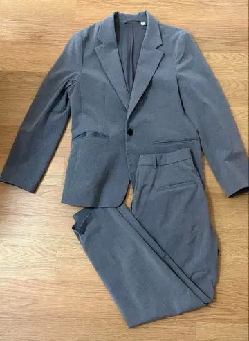 GU 셋업 워셔블 테일러드 자켓 팬츠